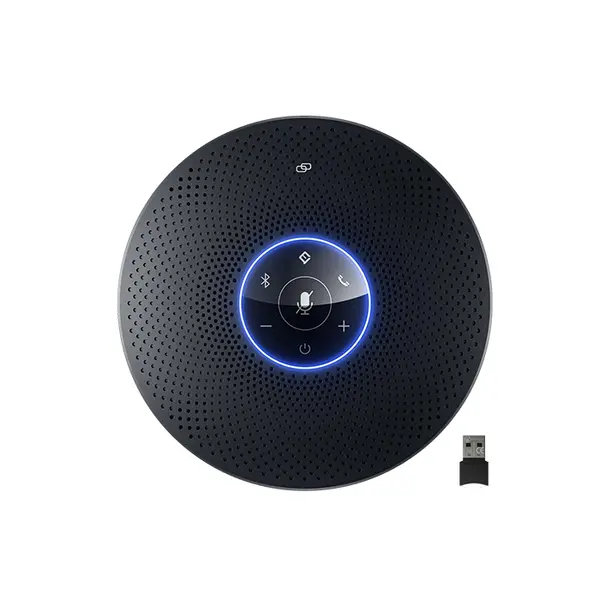 EMEET OfficeCore M2 Max Portable Conference Speakerphone, Bluetooth Wireless Connectivity, Omni-Directional Voice Pickup Technology, Portable Meeting Audio Solution, Professional Conference Speakerphone