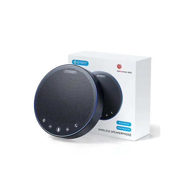 EMEET OfficeCore M3 Conference Speakerphone, AI Noise Reduction, USB & Bluetooth Connectivity, Meeting Audio System