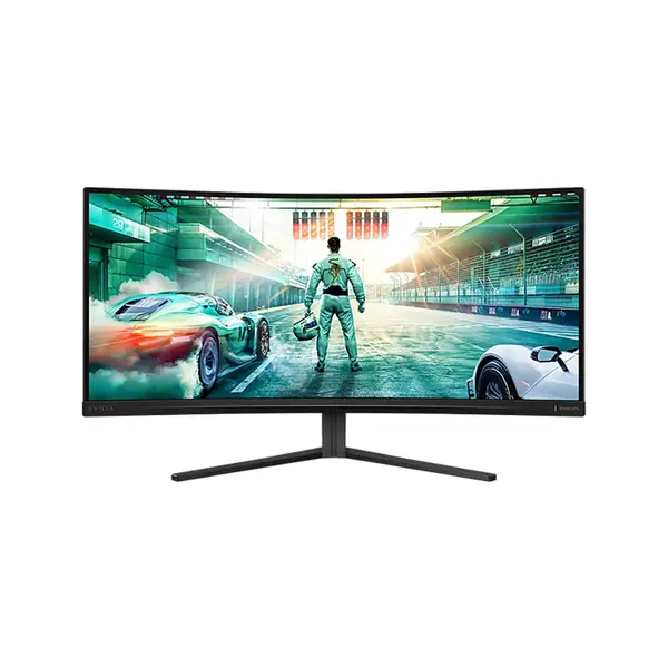 Philips Evnia 3000 34M2C3500L/00 34-Inch Curved WQHD Fast VA Gaming Monitor, 3440×1440, 180Hz, 0.5ms Smart MBR, 1500R Curvature, HDR10 & Adaptive Sync