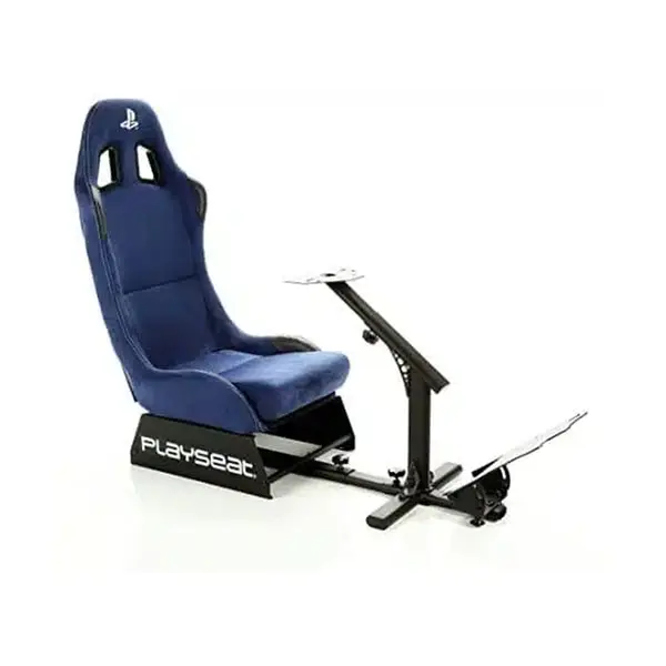 Playseat Challenge PlayStation Edition Racing Seat, Foldable Racing Simulator Cockpit Chair, Adjustable Driving Position Design, Official PlayStation Racing Experience Seat