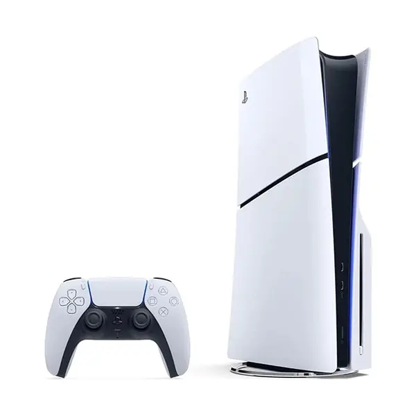 Sony PlayStation 5 Slim Disc Edition Gaming Console 1TB, Compact Next-Generation Gaming System, Ultra HD Blu-ray Disc Support, High-Performance PlayStation Entertainment Platform