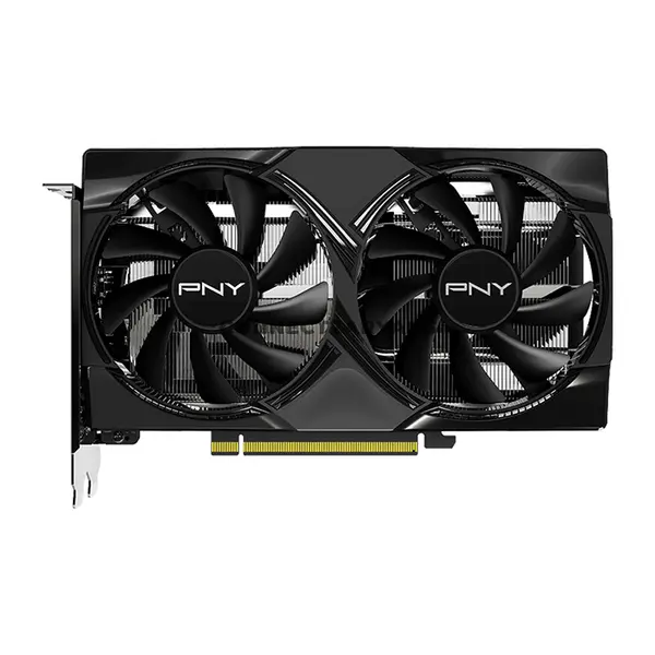 PNY GeForce RTX 5050 8GB Dual Fan Graphics Card, NVIDIA Blackwell Architecture, 8GB GDDR6 128-bit, 2560 CUDA Cores, 2572MHz Boost Clock, PCIe 5.0 x8, DLSS 4, 130W TDP & Dual-Slot Design