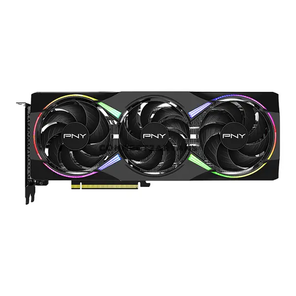 PNY GeForce RTX 5060 Ti 16GB EPIC-X RGB Overclocked Triple Fan Graphics Card, NVIDIA Blackwell Architecture, 16GB GDDR7, 4608 CUDA Cores, PCIe 5.0, DLSS 4, Factory Overclocked & Triple Fan Cooling PNY