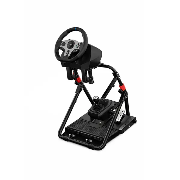 PXN-A9 Adjustable Racing Steering Wheel Stand, Foldable Driving Simulator Wheel Mount, Adjustable Racing Position Design, Universal Racing Wheel Support Stand