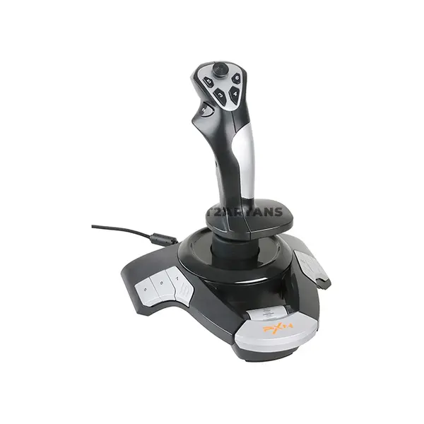 PXN-F16 Flight Joystick Controller, 4-Axis Precision Flight Control System, 12 Programmable Buttons, 8-Way Hat Switch, Vibration Feedback USB Flight Simulator Joystick for PC