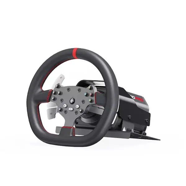 PXN-V10 PRO Direct Drive Racing Wheel, 3.2Nm Force Feedback Torque, 270mm D-Shape Steering Wheel, Multi-Platform Compatibility, Professional Sim Racing Controller