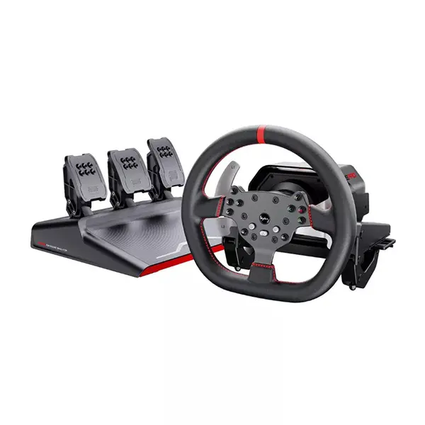 PXN-V10 PRO Direct Drive Racing Wheel, 3.2Nm Force Feedback Torque, 270mm D-Shape Steering Wheel, Multi-Platform Compatibility, Professional Sim Racing Controller