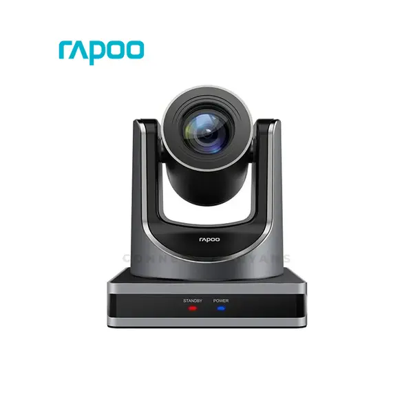 Rapoo C1620 HD Video Conference Camera Black, Full HD 1080P Resolution, 120° Wide-Angle Lens, Dual Microphones, USB Plug-and-Play Conference Camera