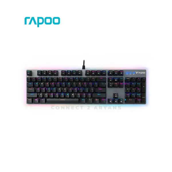 Rapoo V520 Optical Switch Gaming Keyboard Black, Optical Switch Technology, 104-Key Full-Size Layout, RGB Backlighting, Full-Key Anti-Ghosting, Wired Gaming Keyboard