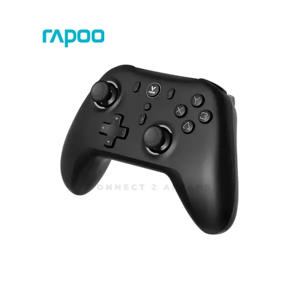Rapoo V600SE Wired Vibration Gamepad Black, Dual Vibration Feedback, Ergonomic Design, Plug-and-Play USB Connectivity, Multi-Platform Gaming Controller