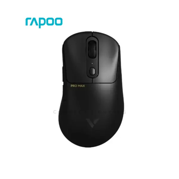 Rapoo VT3 PRO MAX Wireless & Wired Gaming Mouse, PAW3950 Optical Sensor, Up to 30000 DPI, 4K Wireless & 8K Wired Polling Rate, 10 Programmable Buttons, 59g Ultra-Lightweight Design, Black