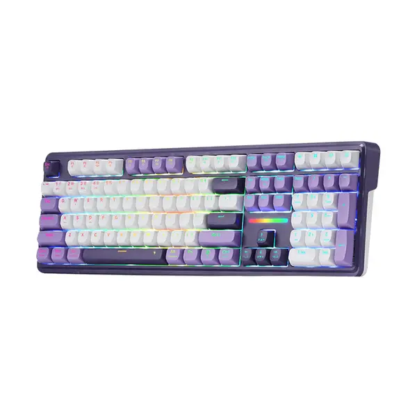 Redragon Antonium Pro K745WP RGB-PRO Tri-Mode RGB Gaming Keyboard, Wired USB-C, Bluetooth, 2.4GHz Wireless Connectivity, Mechanical Gaming Design with Multi-Device Support