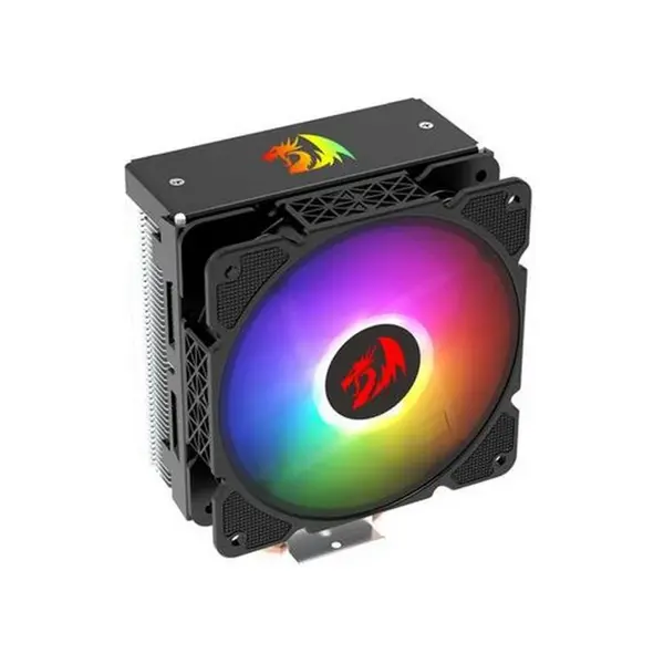 Redragon Effect RGB CC-2000 CPU Air Cooler, Tower Heatsink Cooling System, RGB Lighting Effects, Efficient Air Cooling Performance, CPU Cooler for Gaming and Productivity Systems
