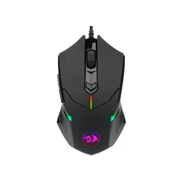 Redragon Centrophorus M601 RGB Gaming Mouse, High-Precision Optical Sensor, Ergonomic Gaming Design, RGB Lighting Effects, Wired USB Connectivity, Precision Performance Gaming Mouse