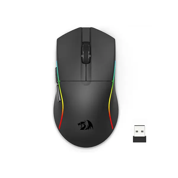 Redragon Deicide M816 PRO RGB Gaming Mouse, 26000 DPI Optical Sensor, Tri-Mode Wireless Connectivity, Ultra-Lightweight Ergonomic Design, RGB Lighting Effects, High-Performance Esports Gaming Mouse
