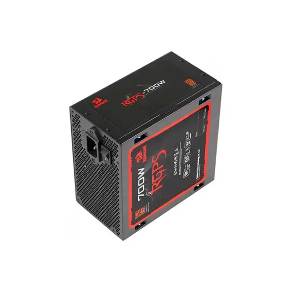 Redragon RGPS GC-PS026 Gaming PC Power Supply, 700W Output Capacity, 80 PLUS Bronze Certified Efficiency, Non-Modular Cable Design, ATX Form Factor, Reliable Gaming and Productivity PSU
