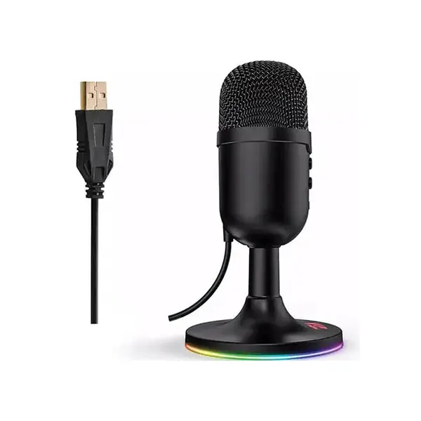 Redragon GM-303 PULSAR Streaming Microphone, USB Connectivity, Studio-Quality Audio Capture, Gaming and Content Creation Design, Plug-and-Play Streaming Microphone