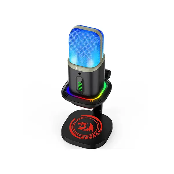 Redragon GM305 ECOWAVE Streaming Microphone, USB Connectivity, Gaming and Content Creation Audio Design, High-Quality Voice Capture, Plug-and-Play Streaming Microphone