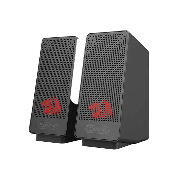 Redragon GS-513 Ranch Gaming Speakers, 2.0 Channel Stereo Audio System, Wired Connectivity, Compact Desktop Design, Clear Sound Gaming Speaker Set