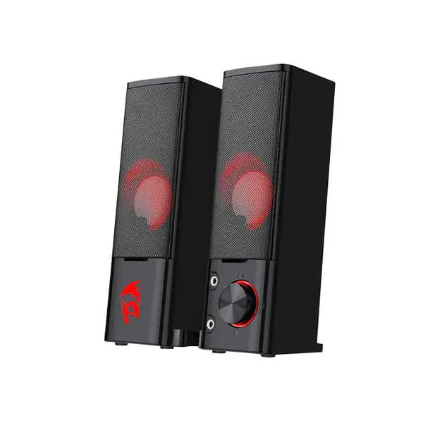 Redragon GS-550 Orpheus Gaming Soundbar Speaker, 2.0 Channel Stereo Audio System, Wired Connectivity, Compact Desktop Soundbar Design, Gaming and Multimedia Speaker Solution