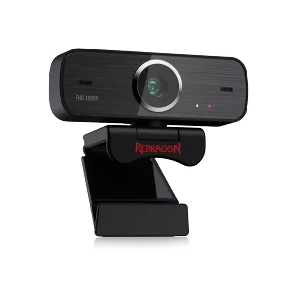 Redragon GW800 HITMAN 1080P Full HD Webcam, Full HD 1920×1080 Video Resolution, USB Plug-and-Play Connectivity, Streaming and Video Conferencing Camera, Clear Video Capture for Content Creation and Online Meetings