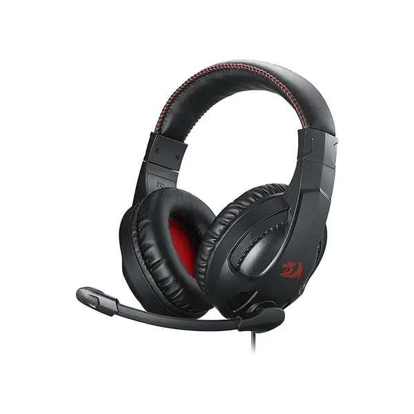 Redragon H211 CRONUS RGB Wired Gaming Headset, 40mm Audio Drivers, Stereo Sound Performance, RGB Lighting Effects, 3.5mm Audio Connectivity, Lightweight Gaming Audio Headphones