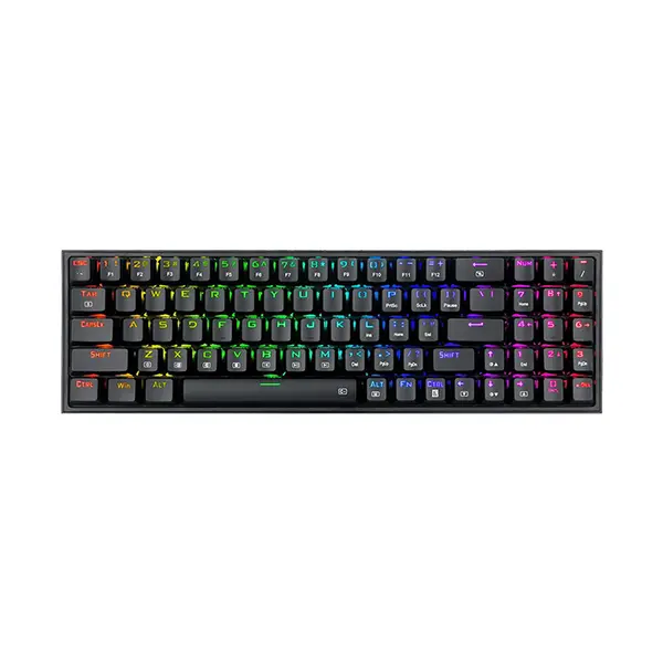 Redragon POLLUX Pro K628 CTB RGB Mechanical Gaming Keyboard Black Edition, 75% Compact Layout, Tri-Mode Wireless Connectivity, Mechanical Switch Design, RGB Backlighting Effects, Premium Gaming Keyboard