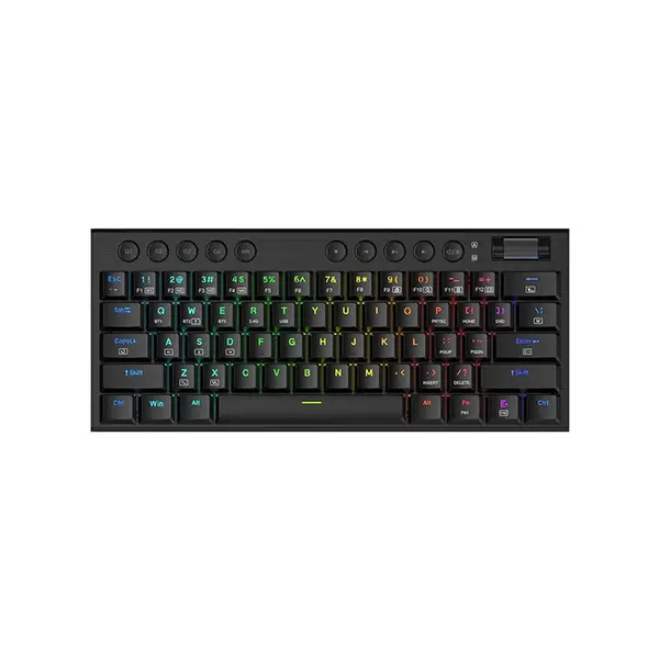 Redragon K632 HORUS PRO 60% RGB Mechanical Gaming Keyboard, Tri-Mode Wireless Connectivity, Compact Layout
