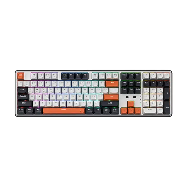 Redragon K689 WBO WYVERN PRO RGB Mechanical Gaming Keyboard, Tri-Mode Wireless Connectivity, Mechanical Switch Design, RGB Backlighting Effects, Compact Gaming Layout, High-Performance Wireless Gaming Keyboard