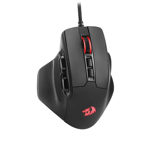 Redragon Bullseye M806 RGB Gaming Mouse, 12400 DPI Optical Sensor, Ergonomic Gaming Design, RGB Lighting Effects, Wired USB Connectivity, Precision Performance Gaming Mouse