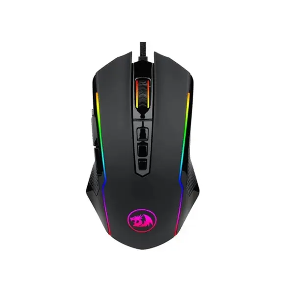 Redragon Ranger Chroma M910 RGB Gaming Mouse, 12400 DPI Optical Sensor, Ergonomic Gaming Design, RGB Lighting Effects, Wired USB Connectivity, Precision Gaming Mouse