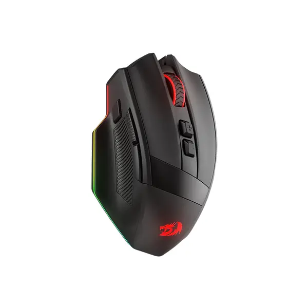 Redragon M923 Stealth Wired RGB Gaming Mouse, 24000 DPI Precision Sensor, 8 Programmable Macro Buttons, Ergonomic Design, Software Customization Support