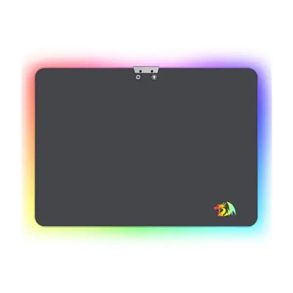 Redragon P010 AURORA RGB Gaming Mouse Pad, RGB Edge Lighting Effects, Smooth Precision Tracking Surface, Anti-Slip Rubber Base Design, Illuminated Gaming Mouse Mat