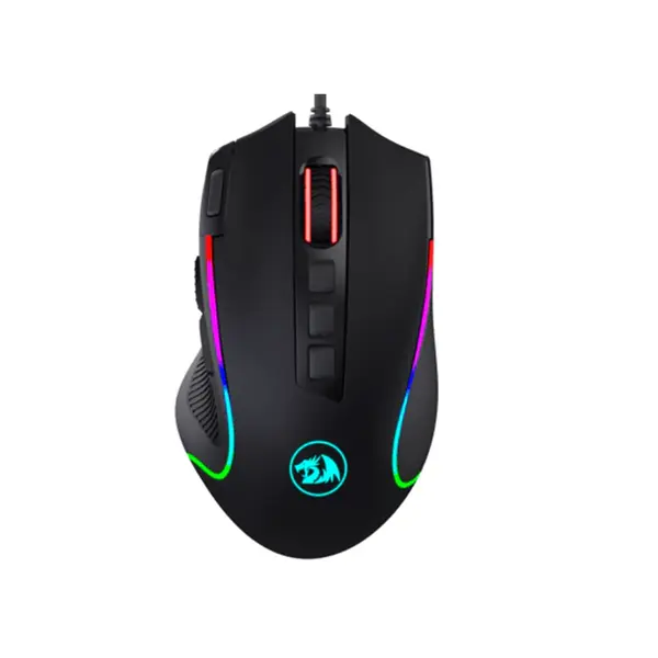 Redragon Predator M612 RGB Gaming Mouse, 8000 DPI Optical Sensor, Ergonomic Gaming Design, RGB Lighting Effects, Wired USB Connectivity, High-Performance Precision Gaming Mouse