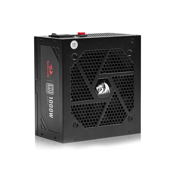 Redragon PS017 Gaming PC Power Supply, 1000W Output Capacity, 80 PLUS Platinum Certified Efficiency, High-Efficiency Power Delivery Design, Premium Gaming and Workstation PSU