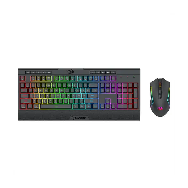 Redragon S151 PRO RGB Wireless Gaming Combo, K525 Gaming Keyboard, M616 Gaming Mouse, Tri-Mode Wireless Connectivity, Gaming Keyboard and Mouse Combo Set