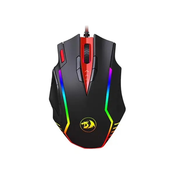 Redragon Samsara M902 Laser Gaming Mouse, 16400 DPI Laser Sensor, MMO Programmable Multi-Button Design, Ergonomic Gaming Shape, Wired USB Connectivity, High-Performance MMO Gaming Mouse