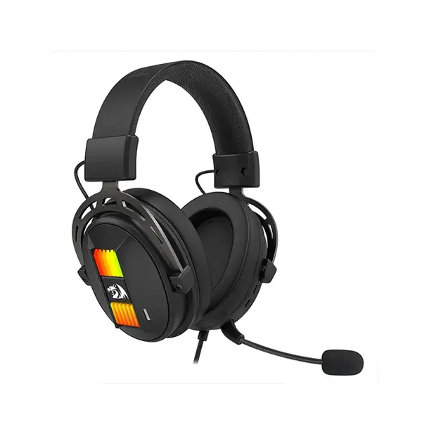Redragon H375 SPARDA RGB Wired Gaming Headset, 7.1 Virtual Surround Sound, 53mm High-Fidelity Audio Drivers, RGB Lighting Effects, USB Connectivity, Premium Gaming Audio Headphones