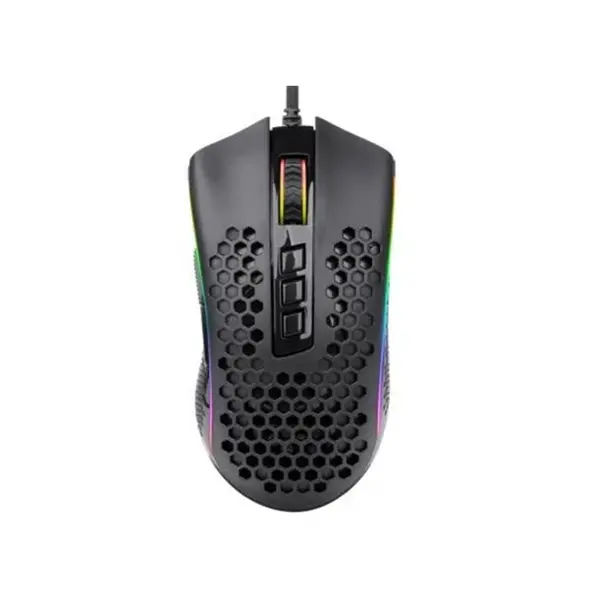 Redragon Storm Elite M988-RGB Gaming Mouse, 16000 DPI Optical Sensor, Lightweight Honeycomb Shell Design, RGB Lighting Effects, Wired USB Connectivity, High-Performance Esports Gaming Mouse