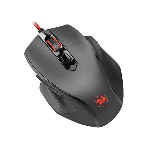 Redragon Tiger 2 M709-1 RGB Gaming Mouse, 3200 DPI Optical Sensor, Ergonomic Gaming Design, RGB Lighting Effects, Wired USB Connectivity, Comfortable Gaming Mouse