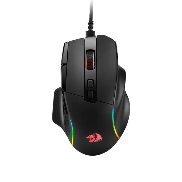 Redragon Viper M925 Wired RGB Gaming Mouse, 24000 DPI Optical Sensor, 10 Programmable Buttons, 1000Hz Polling Rate, Ergonomic Gaming Design