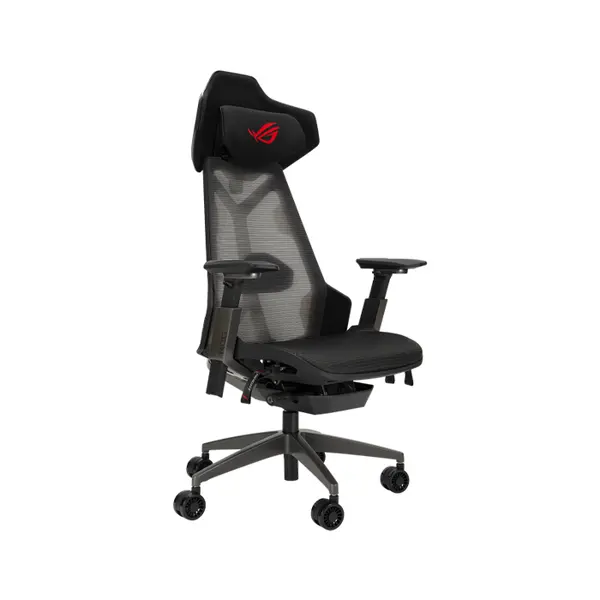 ASUS ROG Destrier Ergo SL400 Gaming Chair, Adjustable 3D Armrests, Breathable Mesh Design, Acoustic Panel Support, Reclining Ergonomic Frame