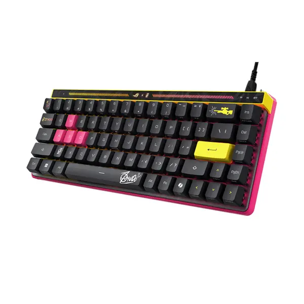 ASUS ROG Falchion Ace M606 HFX ZywOo Edition Magnetic Gaming Keyboard, ROG HFX Magnetic Switches, 65% Compact Layout, Rapid Trigger, Aura Sync RGB