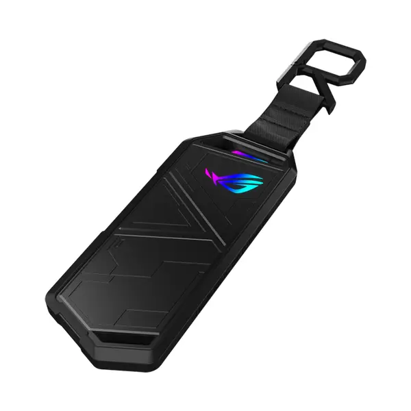 ASUS ROG Strix Arion M.2 NVMe SSD External Enclosure, USB 3.2 Gen 2 Type-C, RGB Lighting, Aluminum Alloy Case, Tool-Free Installation