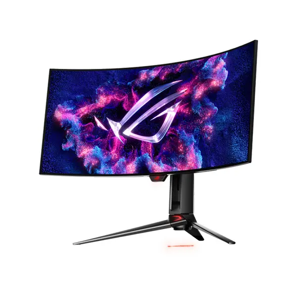 ASUS ROG Swift OLED PG34WCDM 34-Inch Curved WQHD OLED Gaming Monitor, 240Hz Refresh Rate, 0.03ms Response Time, DisplayHDR True Black 400, USB Type-C