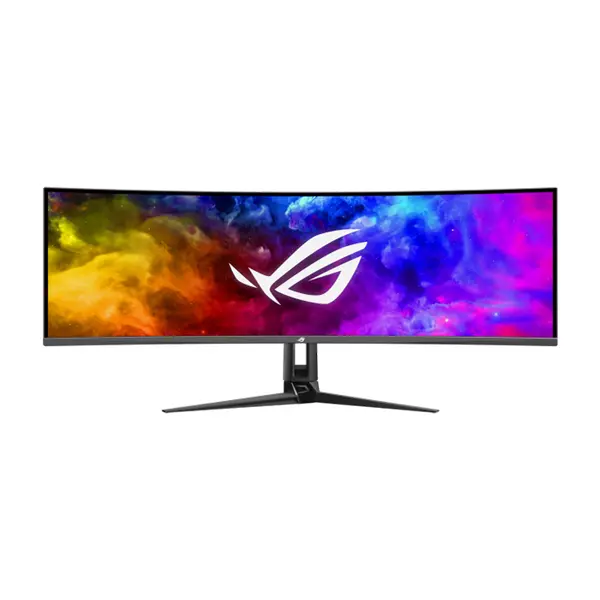 ASUS ROG Swift OLED PG49WCD 49-Inch Curved DQHD QD-OLED Gaming Monitor, 144Hz Refresh Rate, 0.03ms Response Time, DisplayHDR True Black 400, USB-C 90W PD