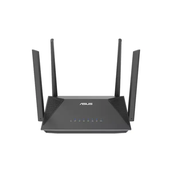ASUS RT-AX52 AX1800 Dual Band WiFi 6 Router, 1201Mbps 5GHz Speed, 574Mbps 2.4GHz Speed, OFDMA MU-MIMO, AiMesh Support, WPA3 Security