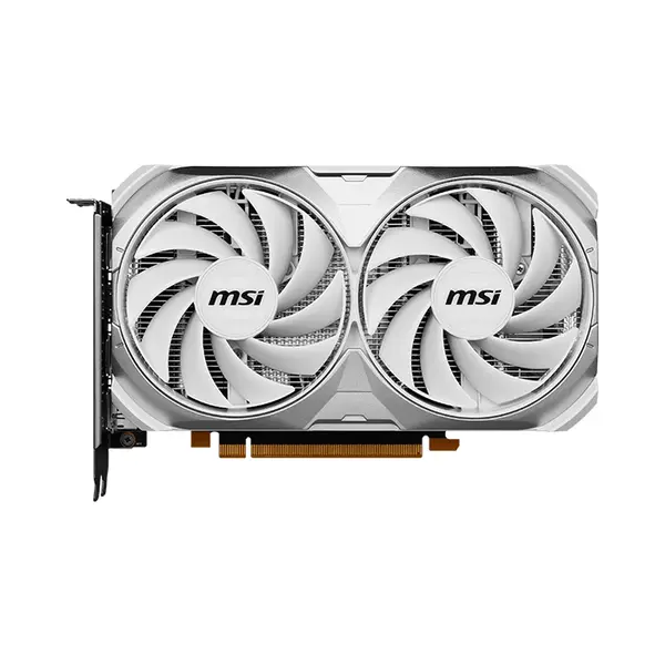 MSI GeForce RTX 4060 VENTUS 2X WHITE 8G OC 8GB GDDR6 Graphics Card, Dual Fan Cooling, PCIe 4.0, HDMI 2.1a, DisplayPort 1.4a