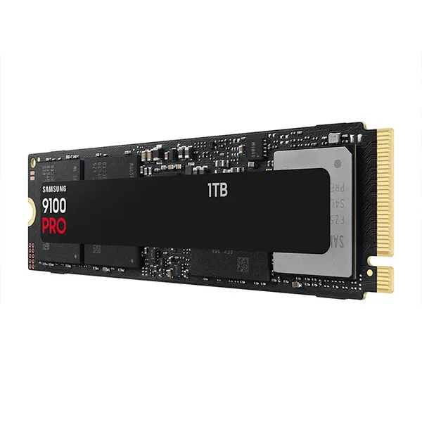 Samsung 9100 PRO 1TB PCIe Gen5 x4 NVMe M.2 2280 Internal SSD, PCIe 5.0 Interface, Ultra-High-Speed Storage Performance, High-Speed Gaming and Professional Workstation Solid State Drive