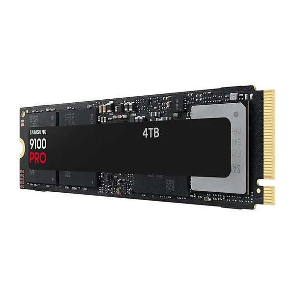 Samsung 9100 PRO 4TB PCIe Gen5 x4 NVMe M.2 2280 Internal SSD, PCIe 5.0 Interface, Ultra-High-Speed Storage Performance, High-Capacity Design, Professional Gaming and Workstation Solid State Drive